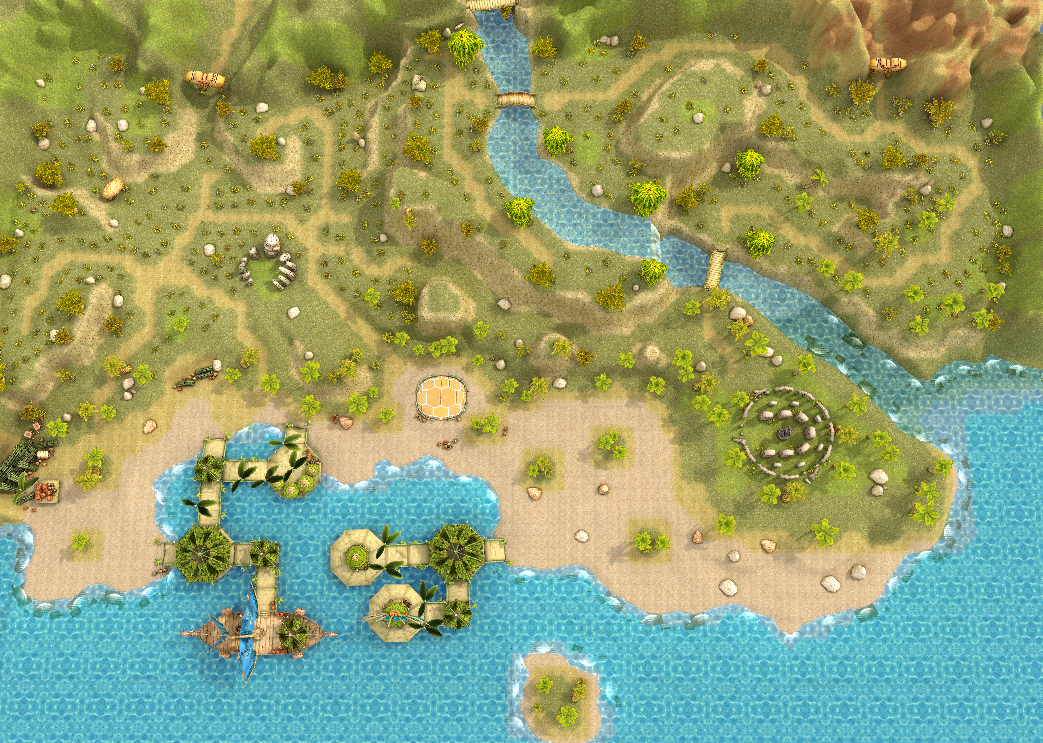 Junon: Kenji Beach Map