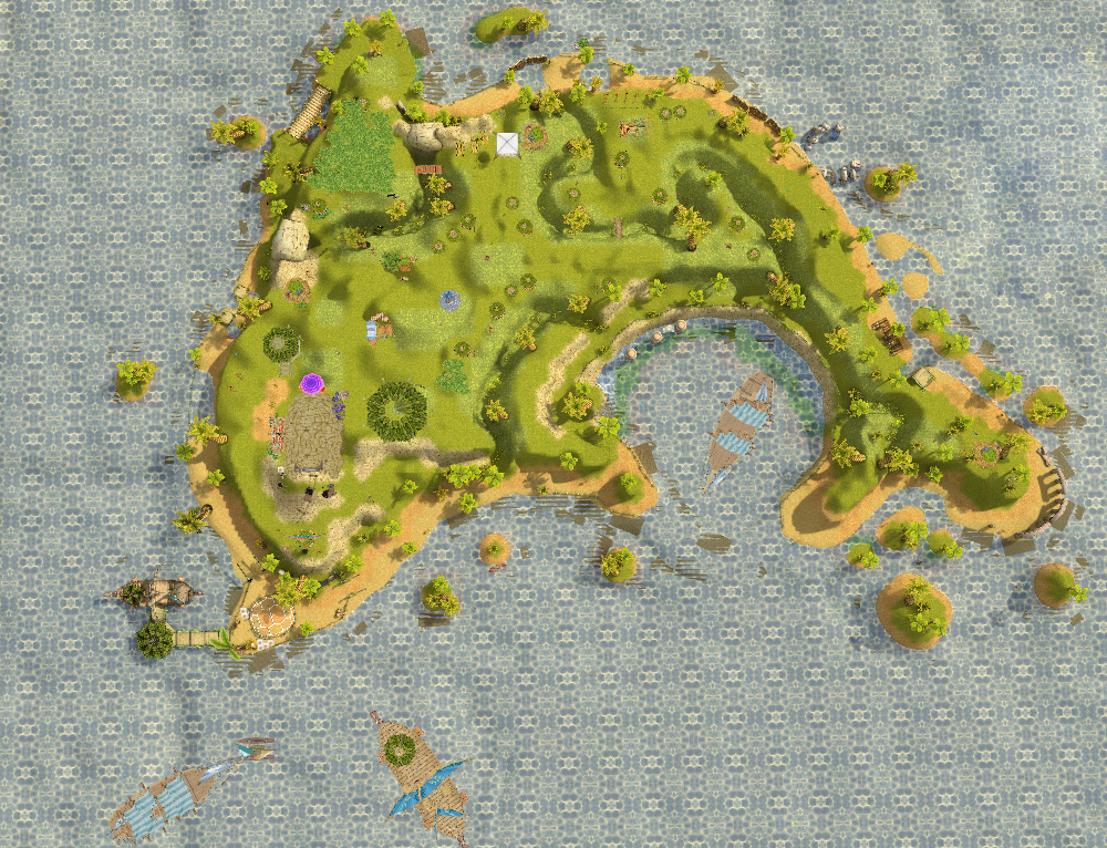 Junon: Dolphin Island Map